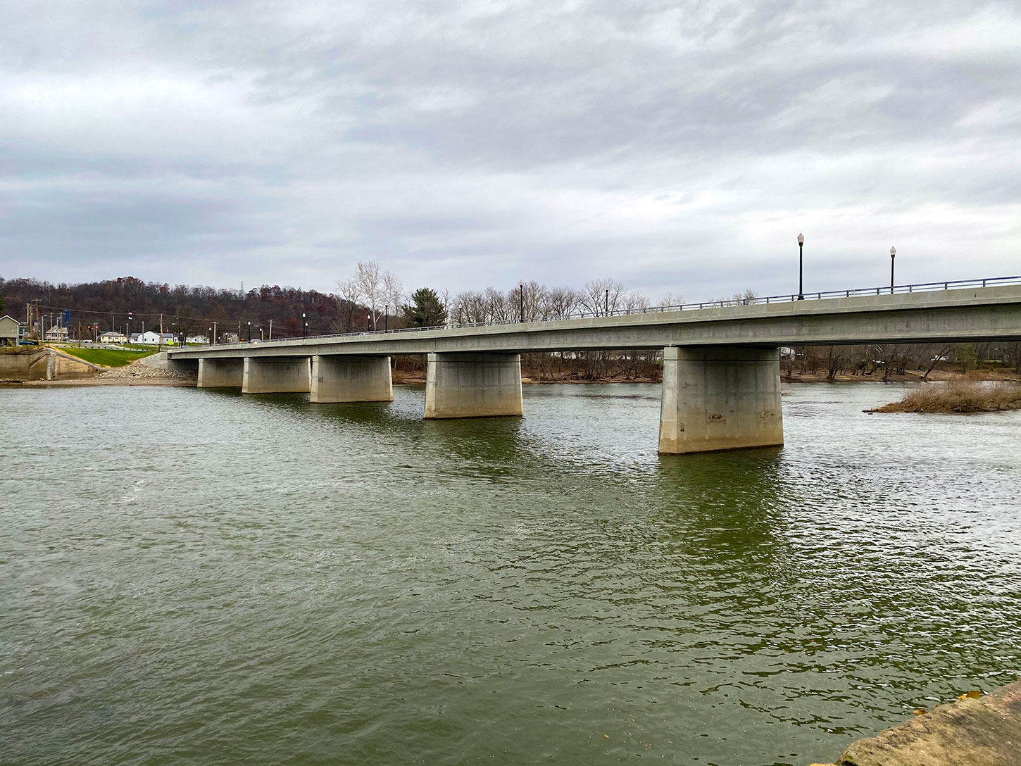 Bridge over Muskingum River between Duncan Falls and Philo