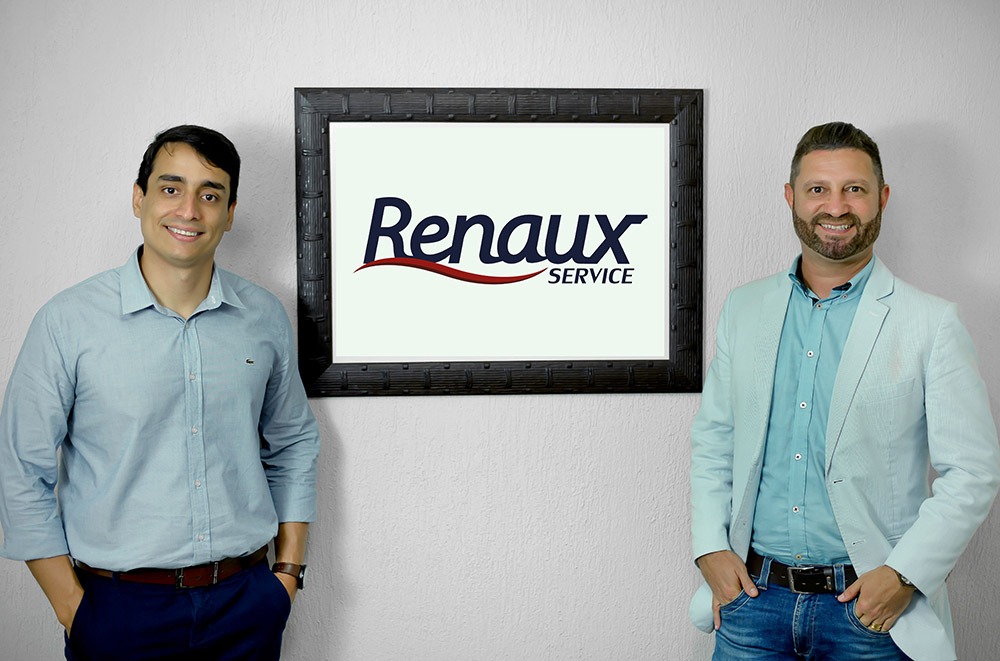 Diego Barreto e Fábio Renaux, sócios da RENAUX SERVICE