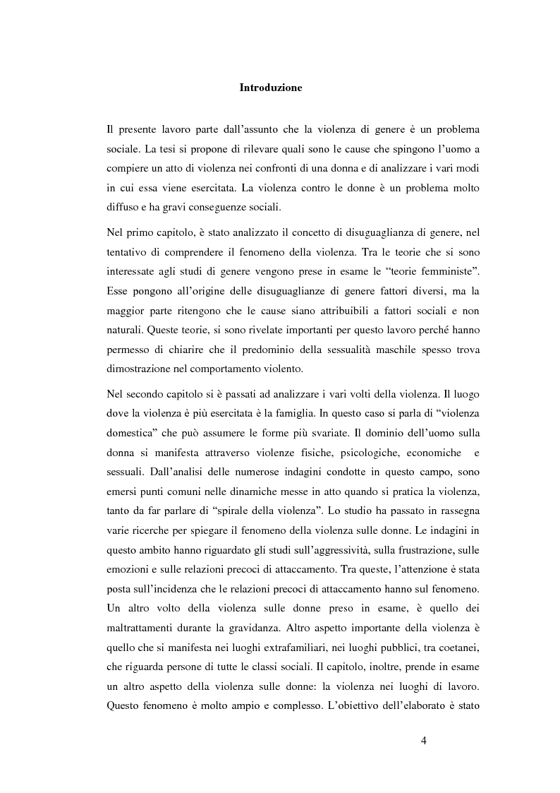 Solo gli animali più caldi e contorti si divertono a scopare a caldo con gli umani La violenza sulle donne - Tesi di Laurea