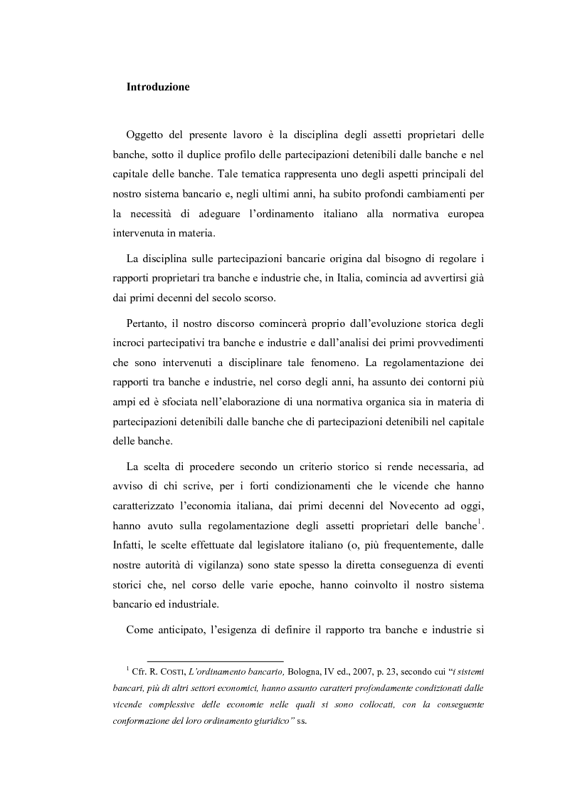 Le Partecipazioni Delle Banche E Nelle Banche. Evoluzione Del Rapporto Banca-Industria - Tesi Di Laurea - Tesionline 1123_x_794_png