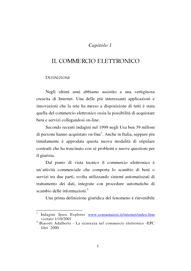 Il Commercio Elettronico. Profili Giuridici Della Tutela Del Consumatore - Tesi Di Laurea - Tesionline 1123_x_793_png