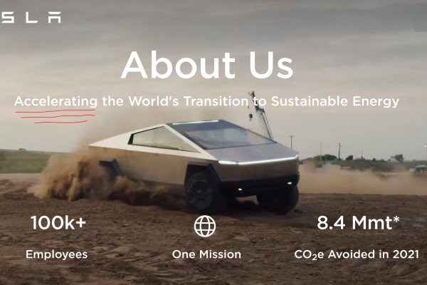 ¿Cuál es el slogan de Tesla?