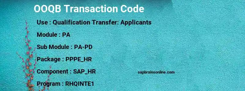 Ooqb Sap Tcode Qualification Transfer Applicants - Elegant Landscape Background - Ultra HD
