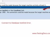 How To Fix Connect To Database Testlink Error Testingdocs