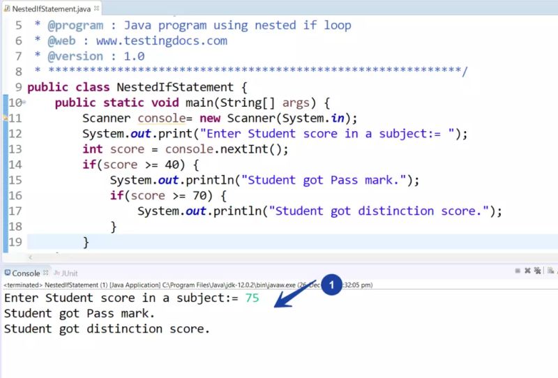 Tugas 3 Program Java Menggunakan Logika If Else Nested If Operator - High Quality Dark Image - 8K