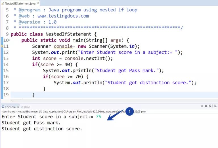 Java Program For Nested If Statement Testingdocs - Dark Pattern Collection - Full HD Quality