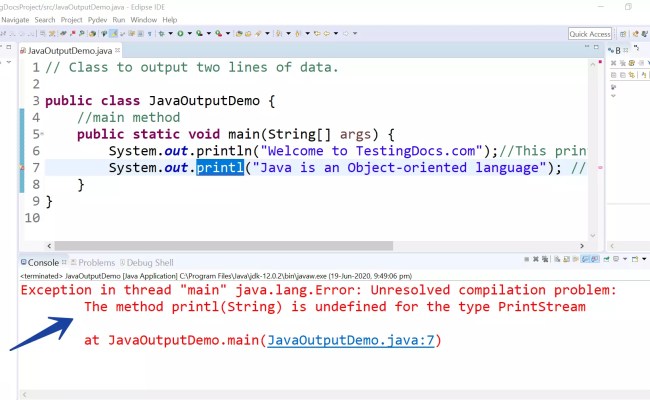 Exception In Thread Main Java Lang Error Unresolved Compilation - Riset