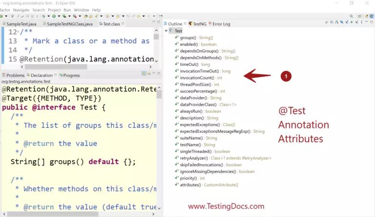 Testng Test Annotation Attributes 2 Testingdocs Com - Perfect 4K City Patterns | Free Download