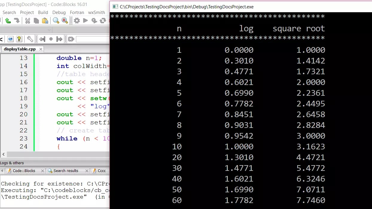Display A Table Of Values In C Program Testingdocs An uppercase letter specifies an external symbol while a lowercase represents an internal symbol.