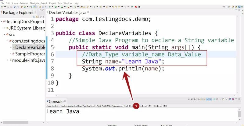 Declare Java Variables Testingdocs - Premium Sunset Art Gallery - Retina