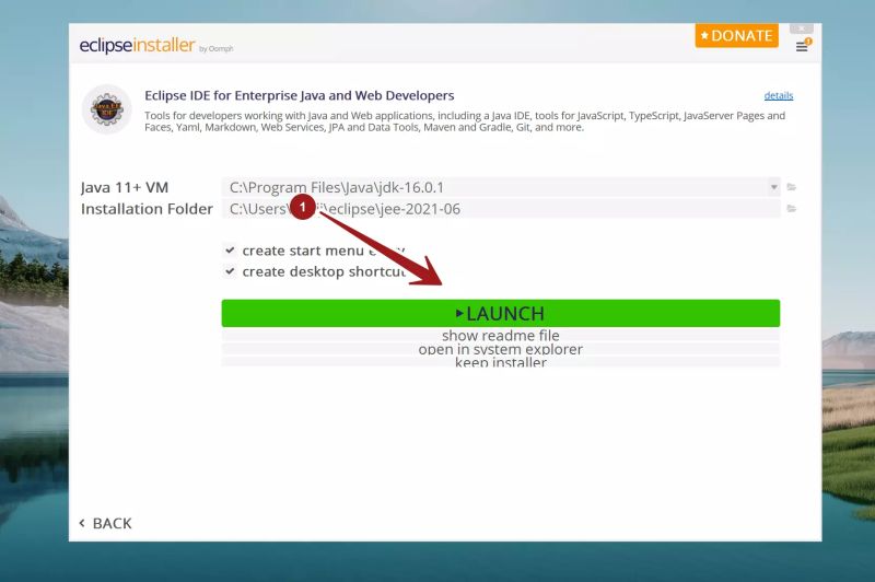 Launch Windows App - Amazing Gradient Pattern - Mobile