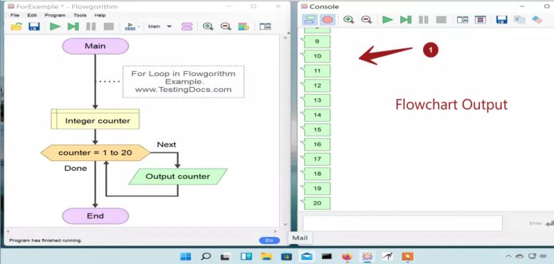 Tecq Mate Flowgorithm Flow Chart While Loop Count 1 To 3 Youtube - Light Backgrounds - Amazing Desktop Collection