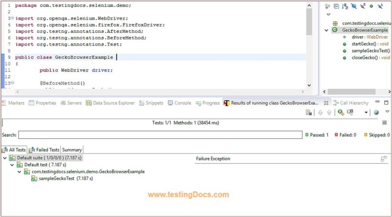 Selenium3 Marionette And Geckodriver Example Testingdocs - Best Light Pictures in Ultra HD