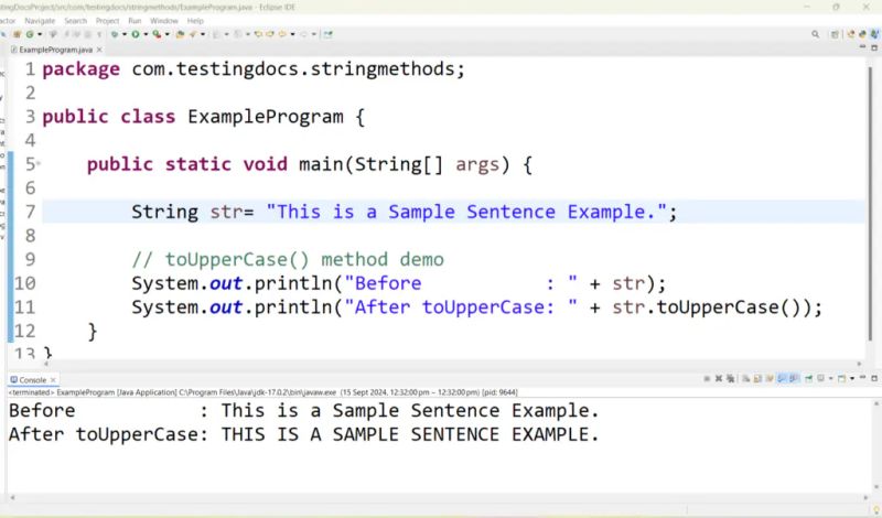 Converting Characters To Uppercase With Touppercase Method In Java A - Best Ocean Designs in Mobile