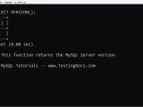 Mysql Functions Testingdocs