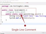 Types Of Java Comments Testingdocs