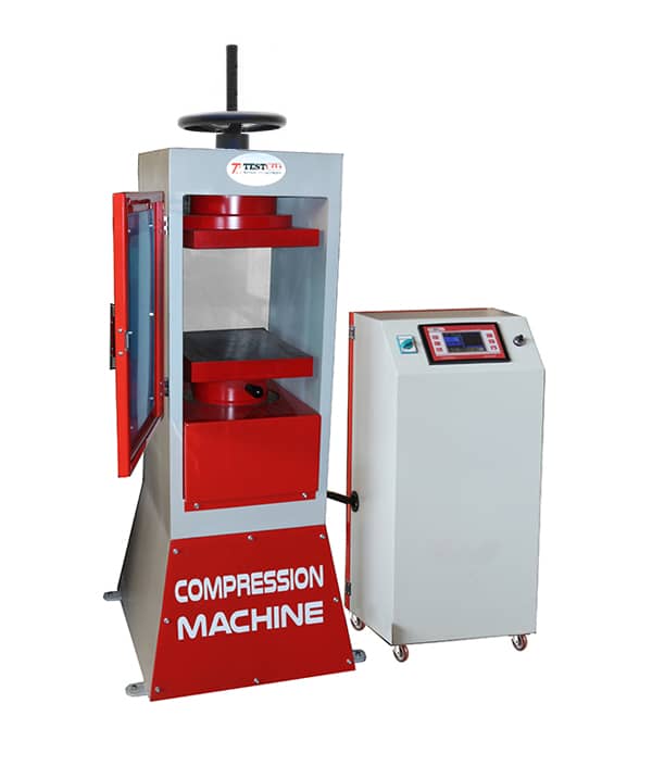 2000 Kn Automatic Compression Testing Machine With Flexural Frame Testmak - Elegant Abstract Wallpaper - High Resolution