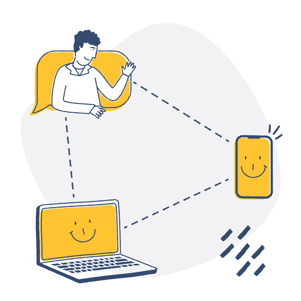 Mobile App Text Em All - Full HD Light Textures for Desktop