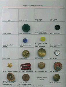 button card made at the Amazing Button Race