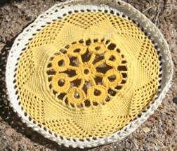 Irish Crochet Doily gone wrong