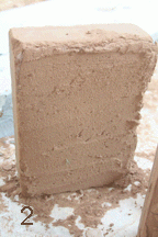 plaster test brick
