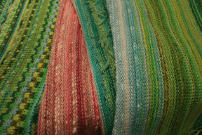 Knitting for Suzann Thompson's Puzzling Pink quilt