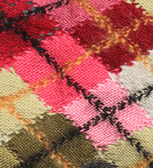 inside of a seamless argyle