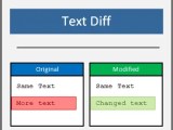 Online Text Diff Analyser