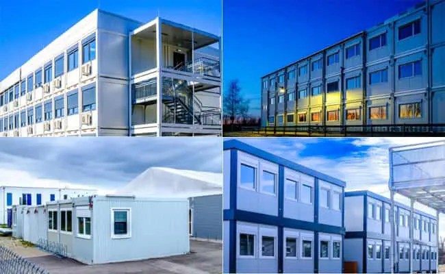 1. Flat-packed container house