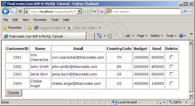 Asp Net Oracle Multiple Checkbox Delete Record - Best Sunset Pictures in Desktop