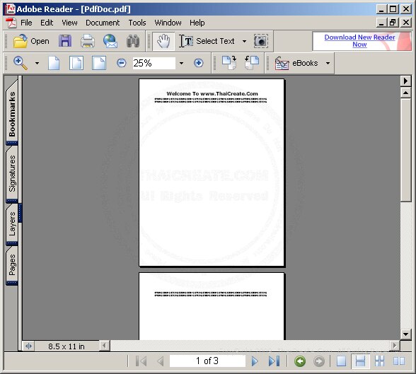 (C#) ASP.NET Pdf Multiple Page
