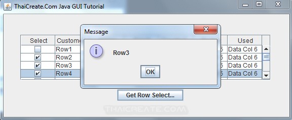 How To Use : Java GUI JTable - Check Box (JCheckBox) In JTable Cell