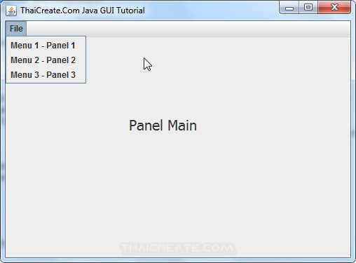 How To Use Java Gui Create Menu And Open Another Panel Layout - Ocean Arts - Gorgeous HD Collection