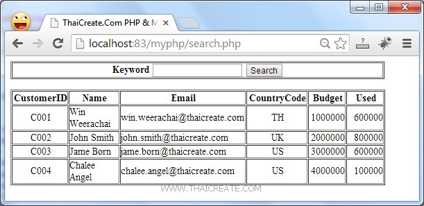 How To Create A Simple Search On Mysql Table Using Php Mysqli And Ajax Sourcecodester - Premium City Picture Gallery - Full HD