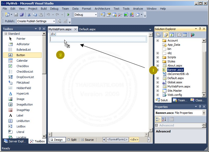 ASP.NET & Visual Studio 2010 - Web User Control