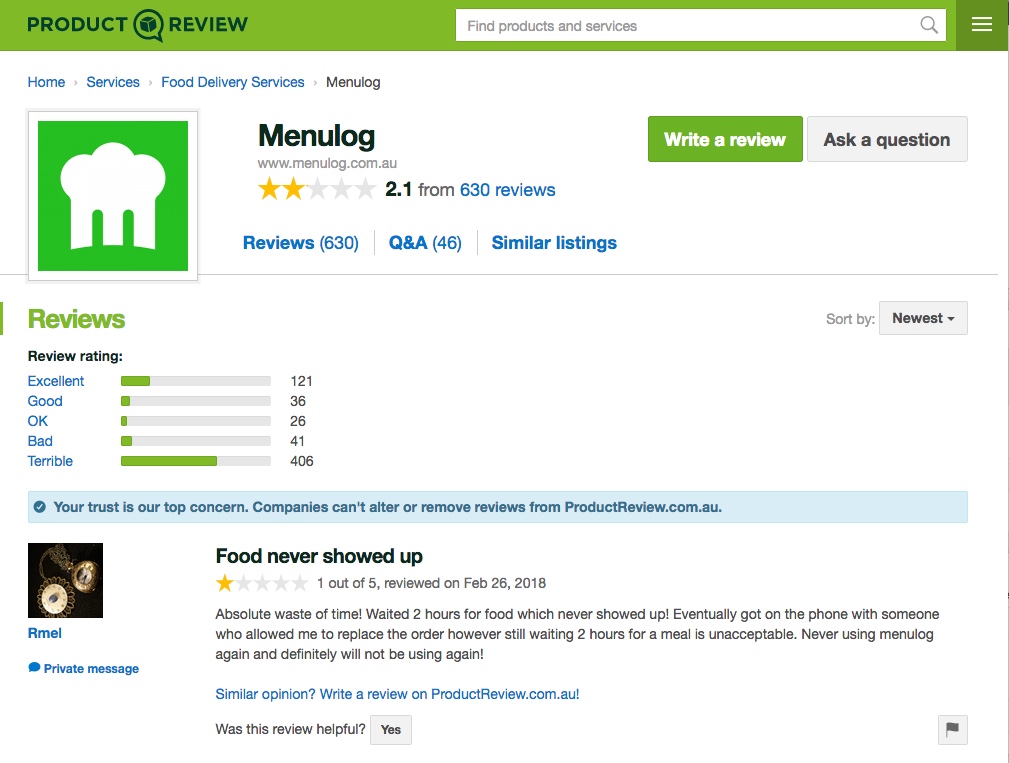 Australia · belgië · bulgaria · canada · canada (fr) · danmark . Having Problem With New Menulog App Website You Are Not Alone