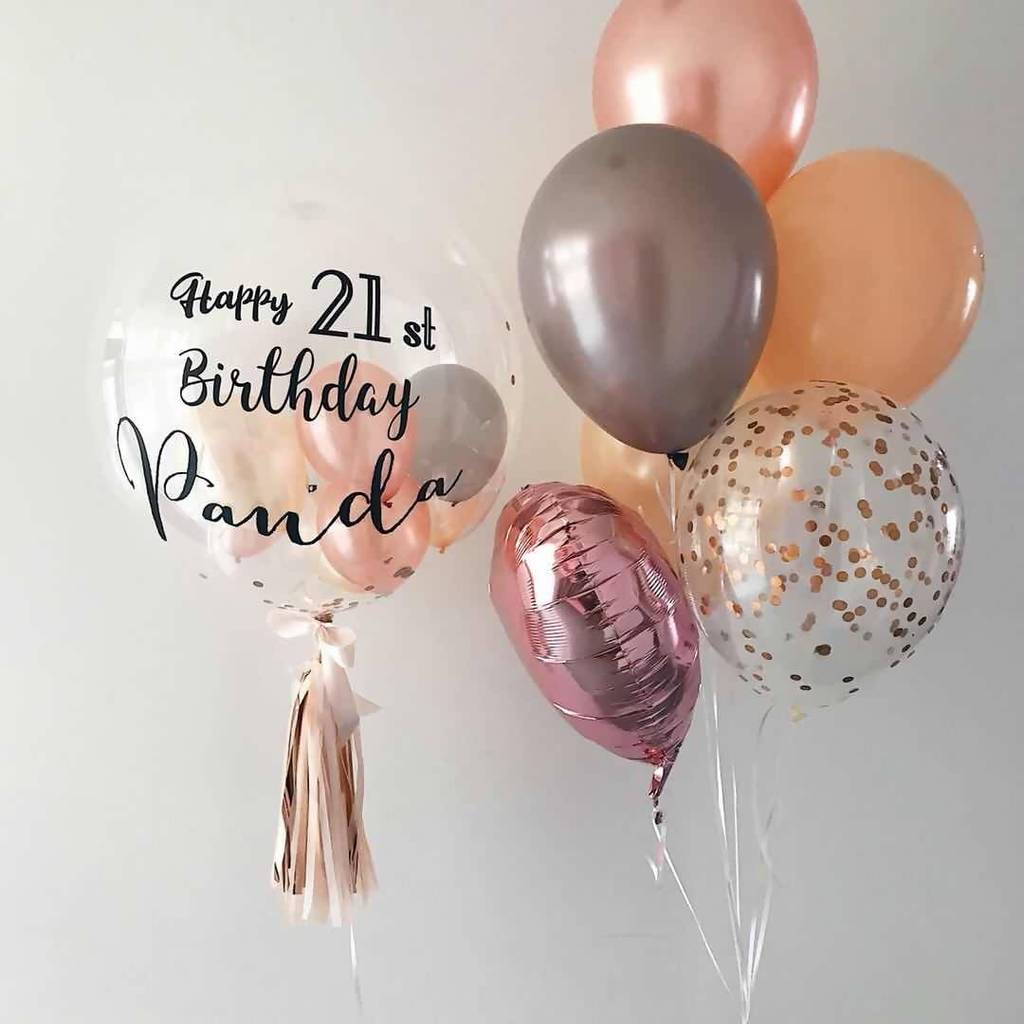 Personalised Balloon Bundle Set