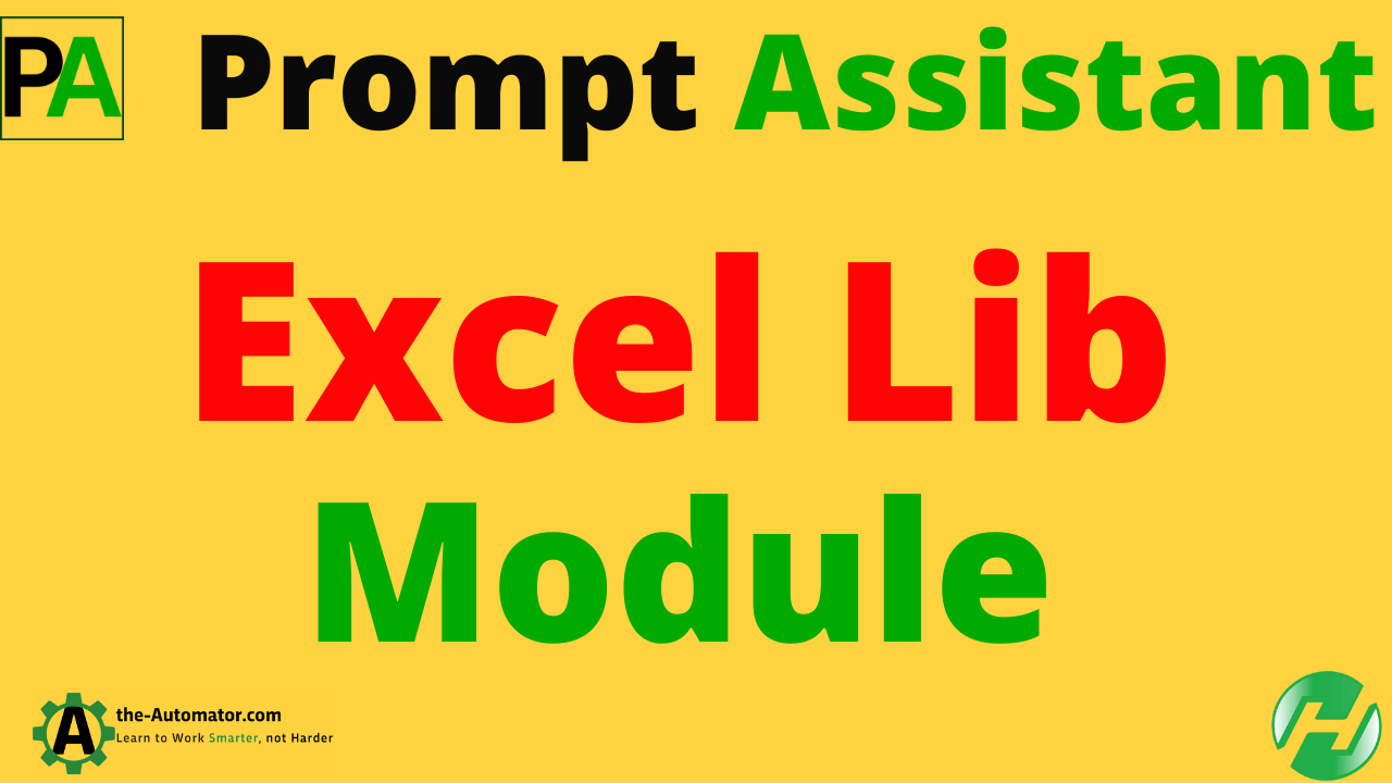 Prompt Assistant Excel Lib Module