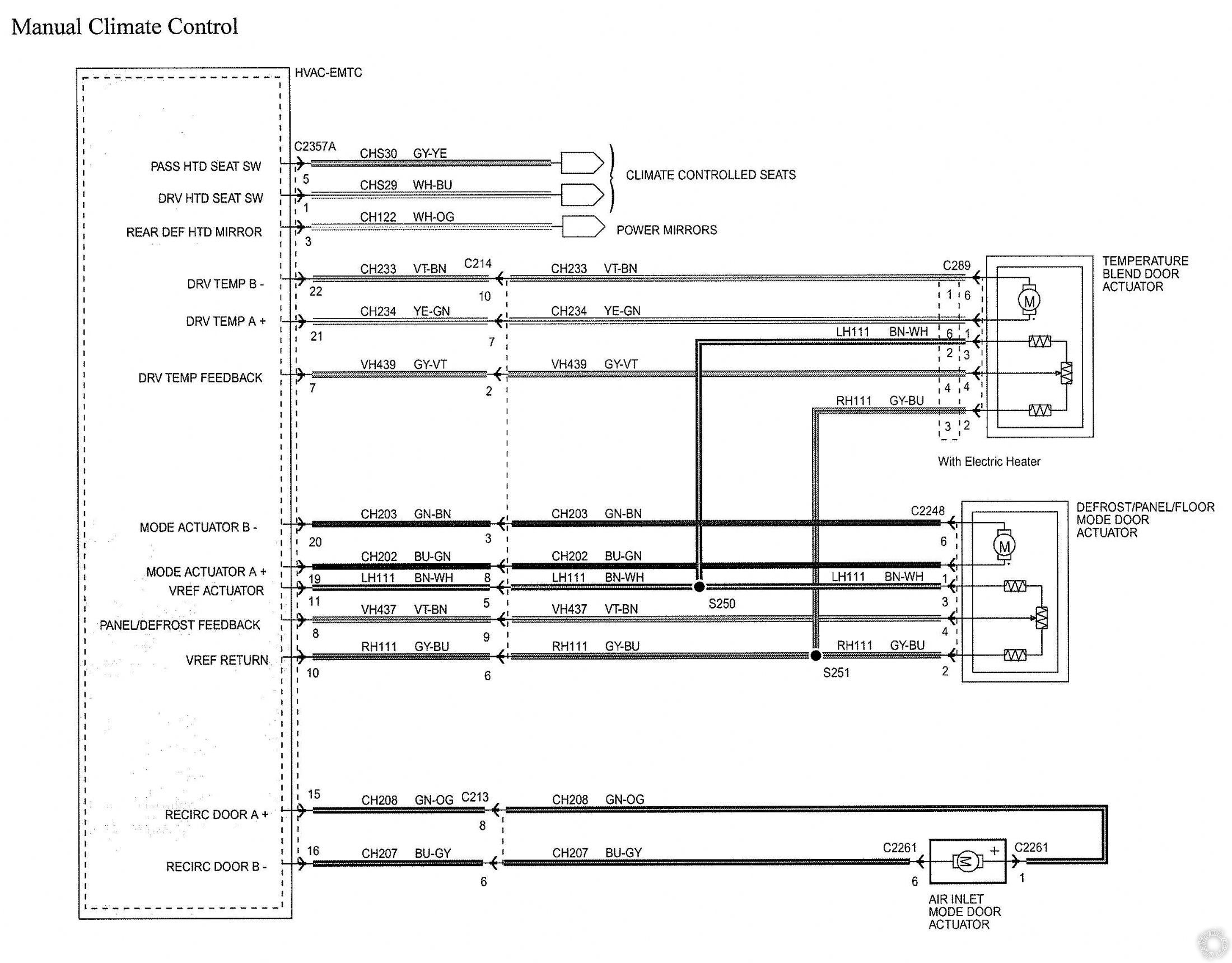2012 ford f150 speaker wiring guide ; 2010 Ford F 150 Single Zone Manual Climate Control Hvac Wiring