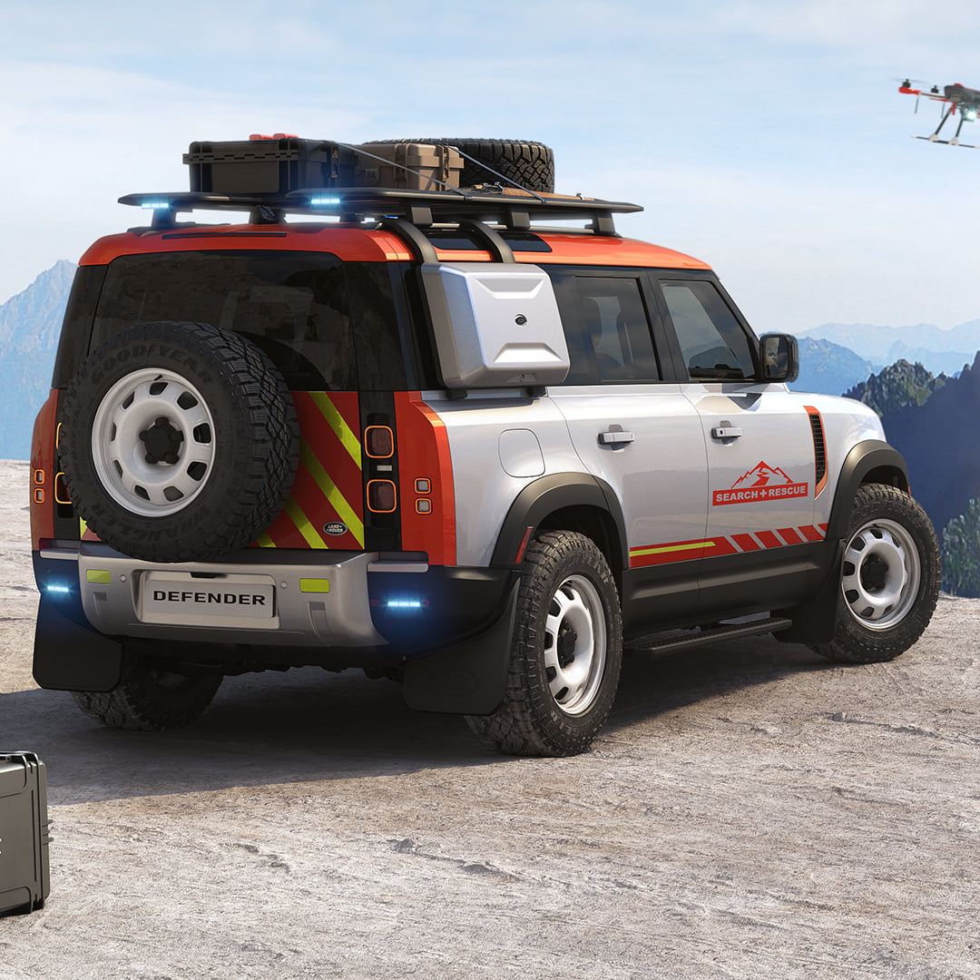 Defender Above & Beyond Service Awards_Search & Rescue Defender Rendering (1)for Land Rover shoy by Havas Formula for use by 360 Magazine