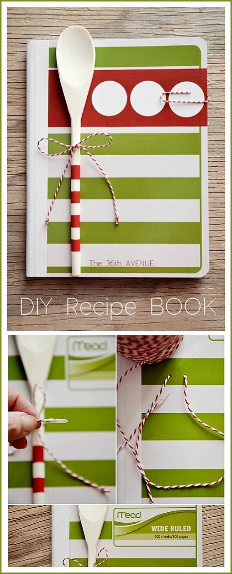 Why don’t you try making one of them?! Diy Recipe Book The 36th Avenue