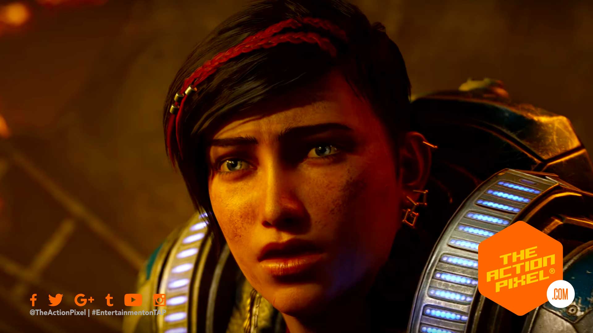 kait diaz, marcus, gears of war, gears 5, the action pixel, gears 5 campaign story trailer, gears of war 5, gears 5 trailer, entertainment on tap, featured