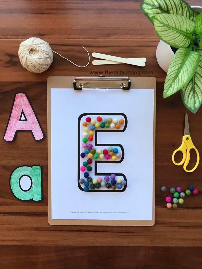 free printable upper and lower case alphabet templates the art kit