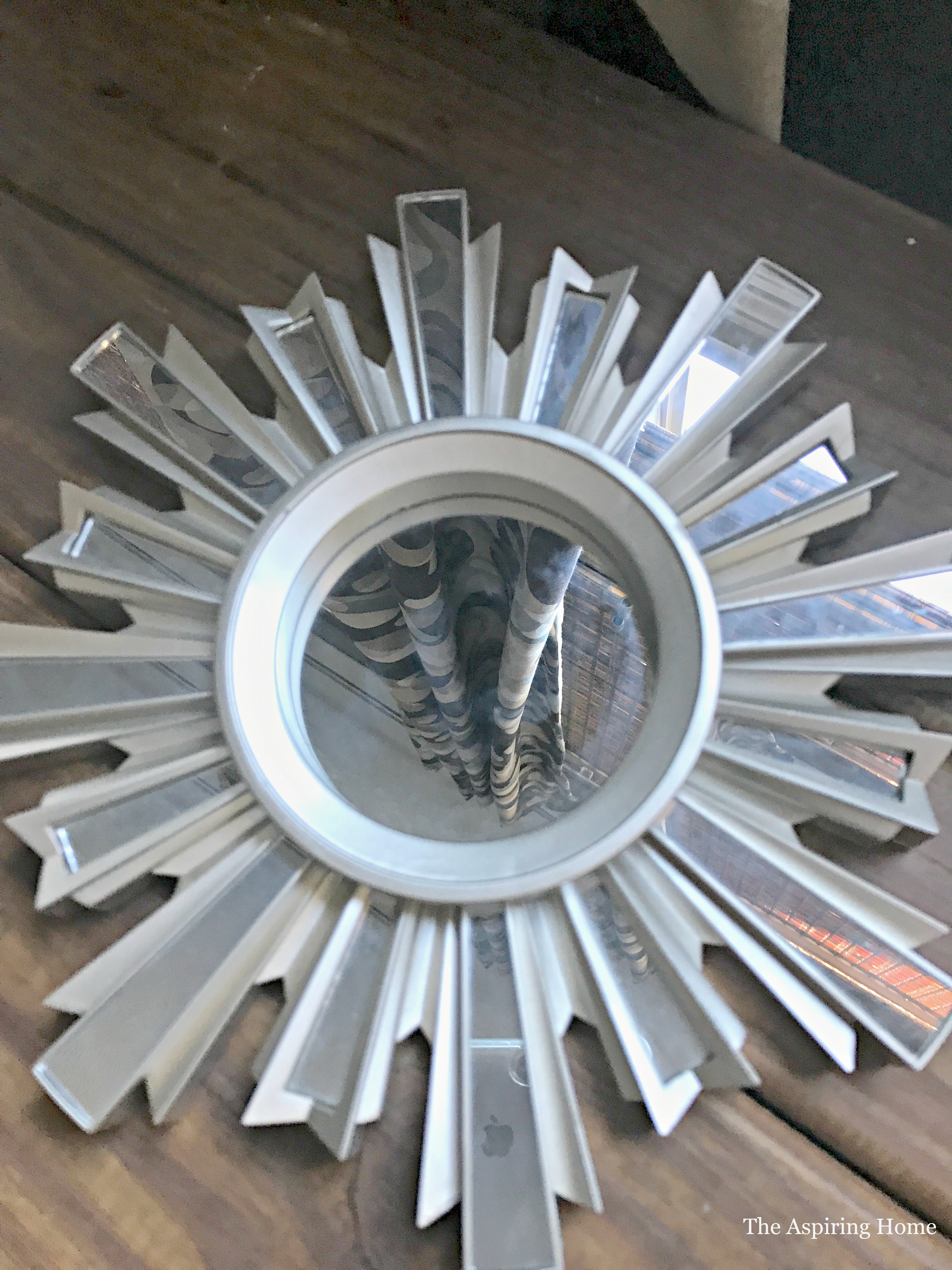 Transform A Cheap Wall Mirror Into A Gorgeous Ceiling Medallion
