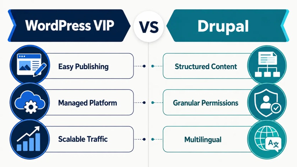 WordPress VIP vs Drupal: Quick Comparison