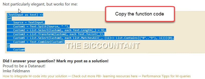Screenshot tutorial: Add a column with custom function code in Power ...