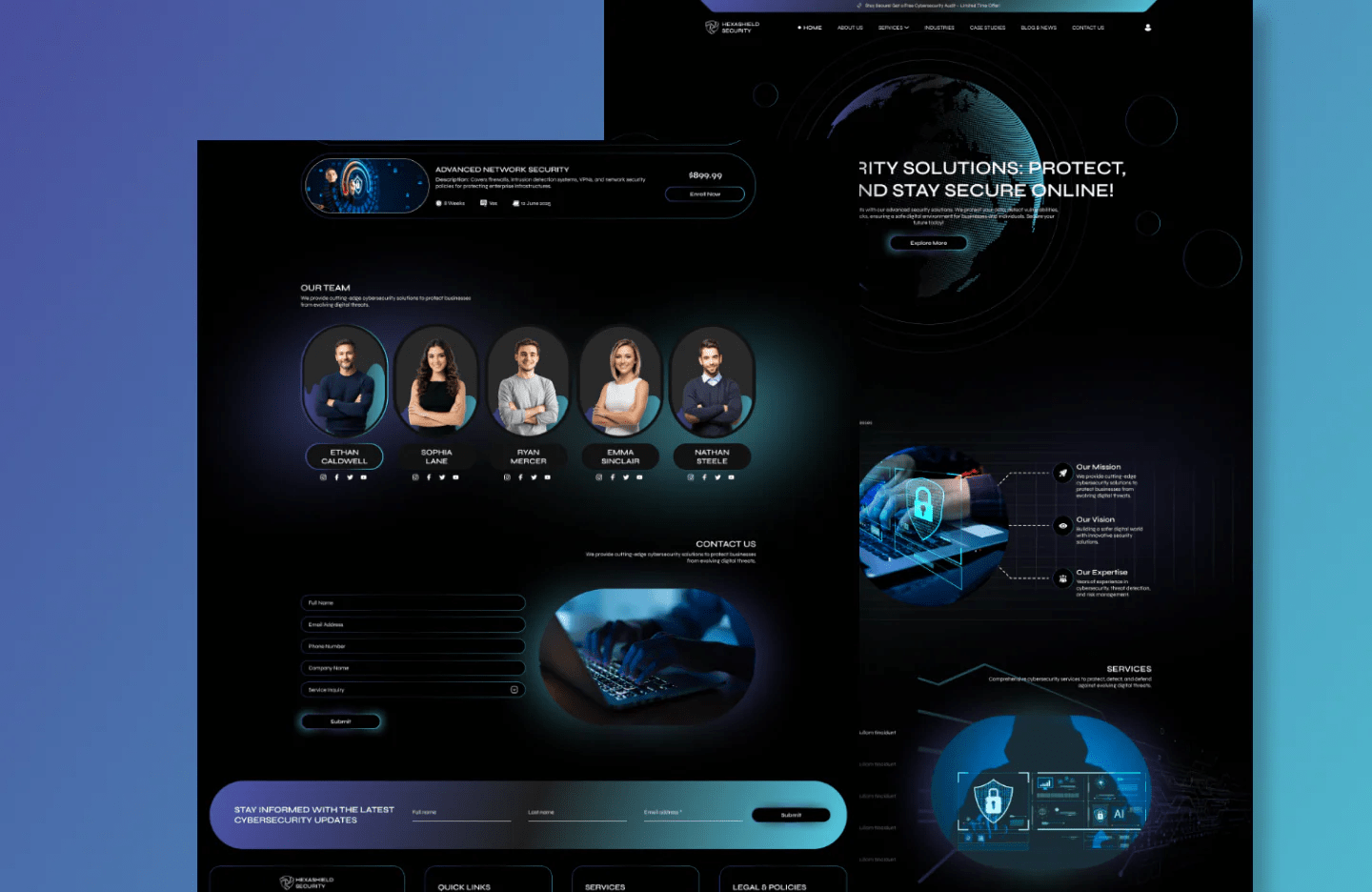 Cybersecurity Wordpress Theme For Online Threat Defense The Classic