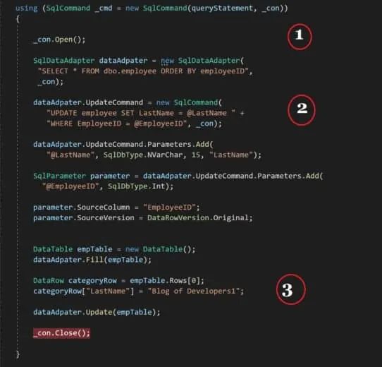 Connect Net Sql Database C Example Thecodebuzz - Artistic Mobile Minimal Designs | Free Download