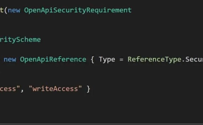 OAuth2 Authentication In OpenAPI Swagger ASP.NET Core
