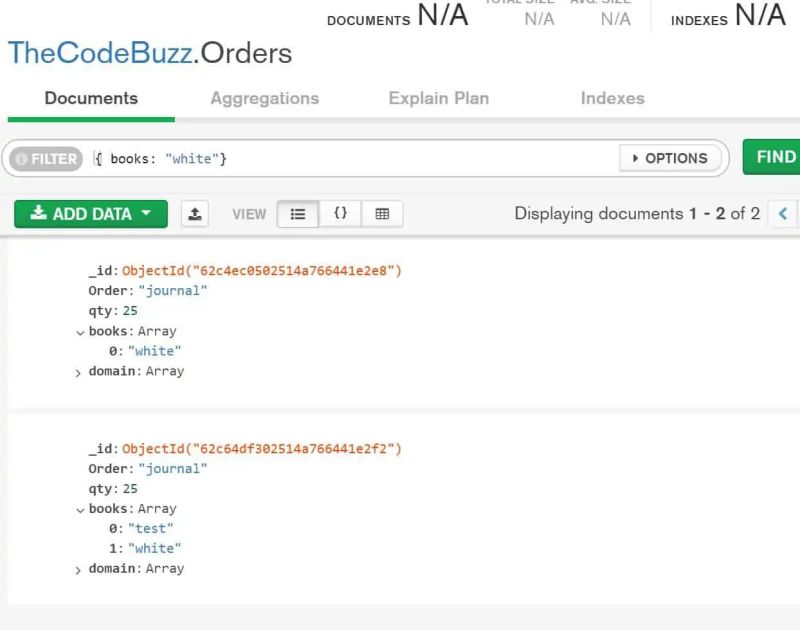 Find Document From An Array That Contains A Specific Value In Mongodb Spark By Examples - Light Picture Collection - 8K Quality